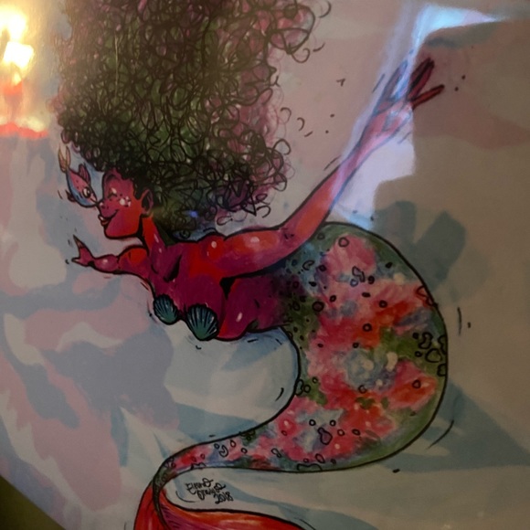 PRINT - Mermaid in Vivid Color - Picture 5 of 5